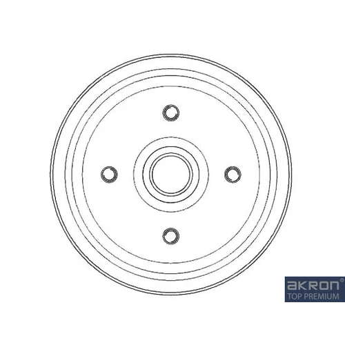 Brzdový bubon AKRON-MALO 1120042