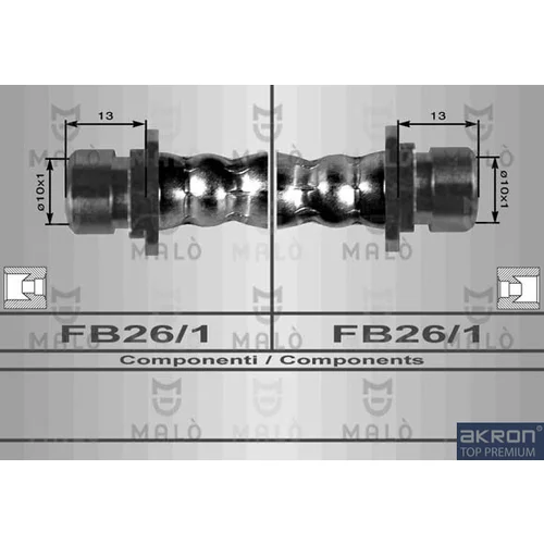 Brzdová hadica AKRON-MALO 80020