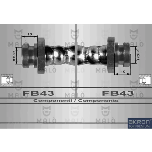 Brzdová hadica AKRON-MALO 80063