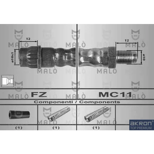 Brzdová hadica AKRON-MALO 80211