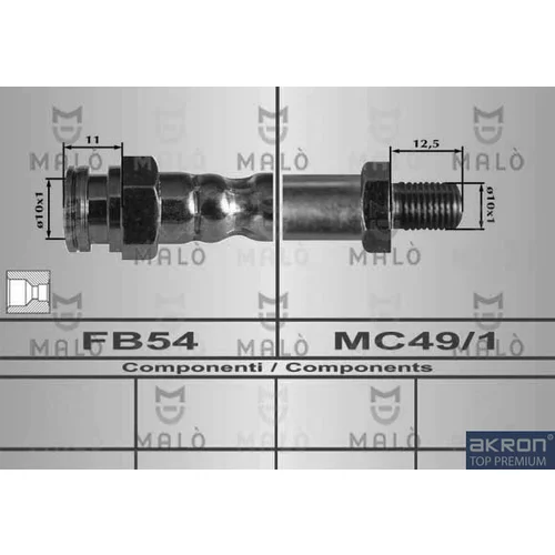 Brzdová hadica AKRON-MALO 80508