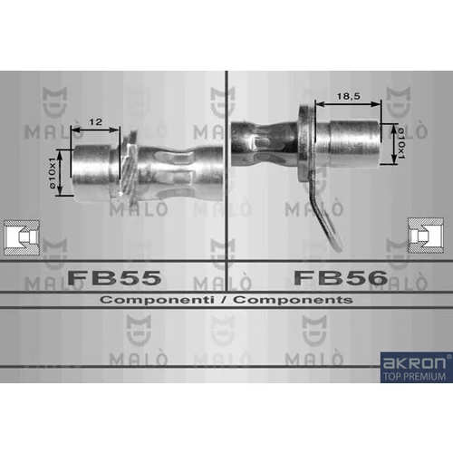 Brzdová hadica AKRON-MALO 8955