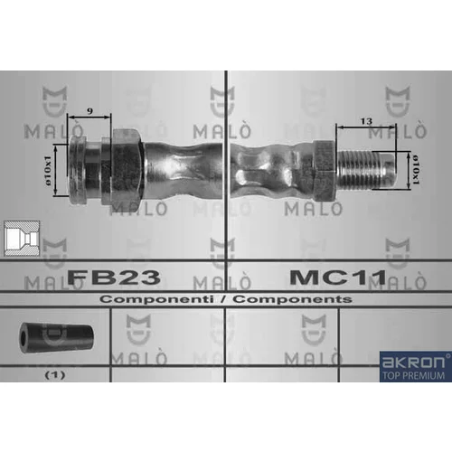 Brzdová hadica AKRON-MALO 80181