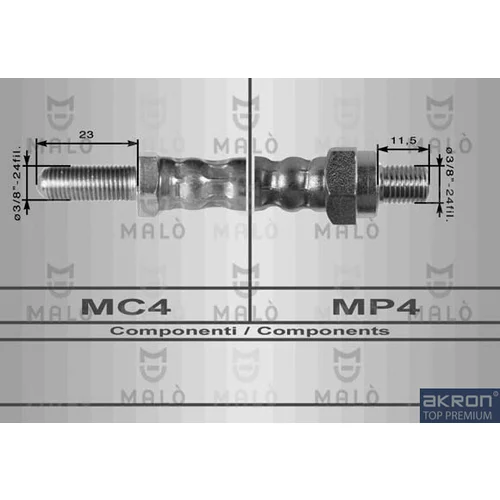 Brzdová hadica AKRON-MALO 8025