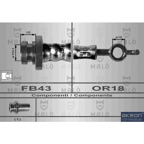 Brzdová hadica AKRON-MALO 8617