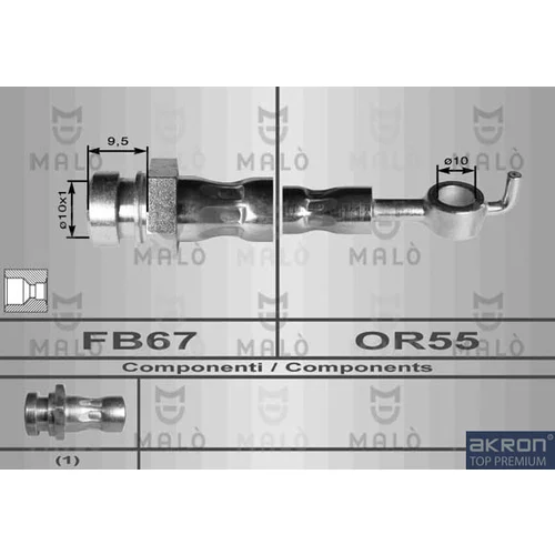 Brzdová hadica AKRON-MALO 80151