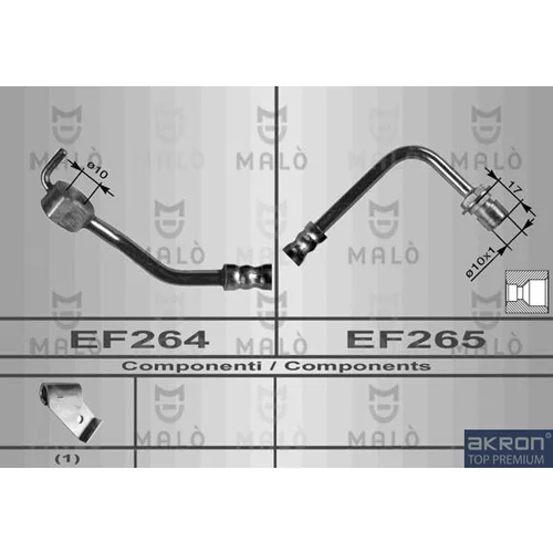 Brzdová hadica AKRON-MALO 8464