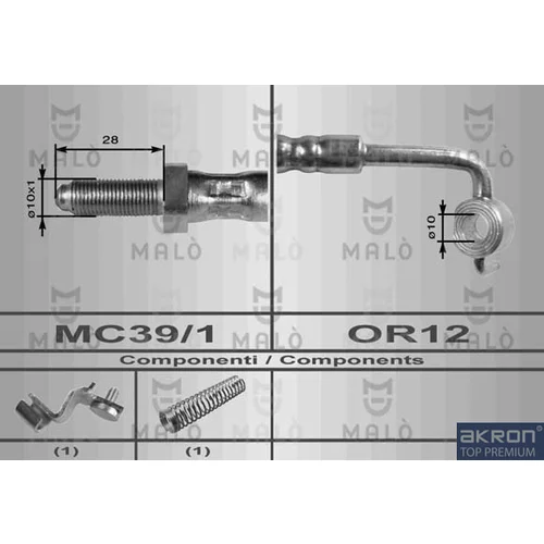 Brzdová hadica AKRON-MALO 8557