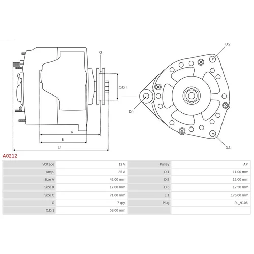 Alternátor AS-PL A0212 - obr. 4