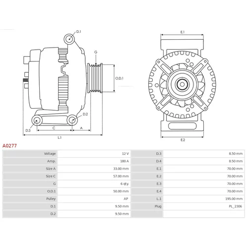 Alternátor AS-PL A0277 - obr. 4