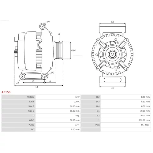 Alternátor AS-PL A3156 - obr. 4