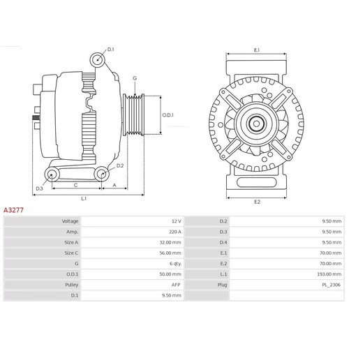 Alternátor AS-PL A3277 - obr. 4