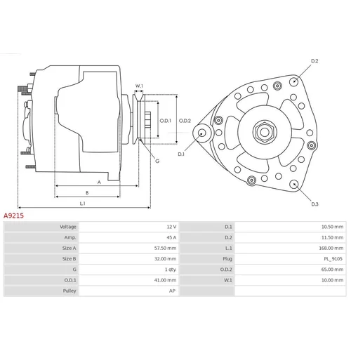 Alternátor AS-PL A9215 - obr. 5