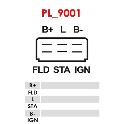 Regulátor alternátora AS-PL ARE6016 - obr. 3