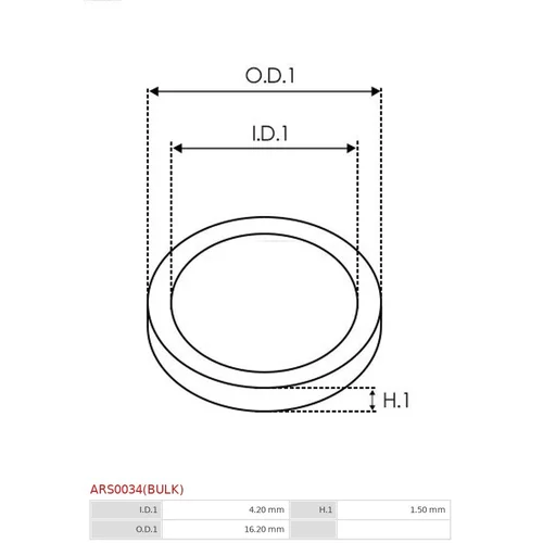 Sada na opravu alternátora AS-PL ARS0034(BULK) - obr. 1