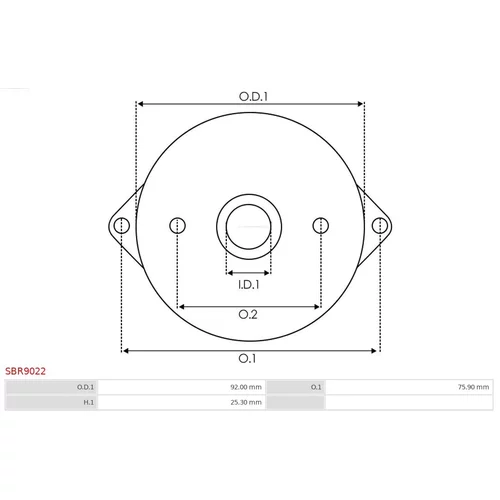 Veko sýtiča karburátora AS-PL SBR9022 - obr. 2