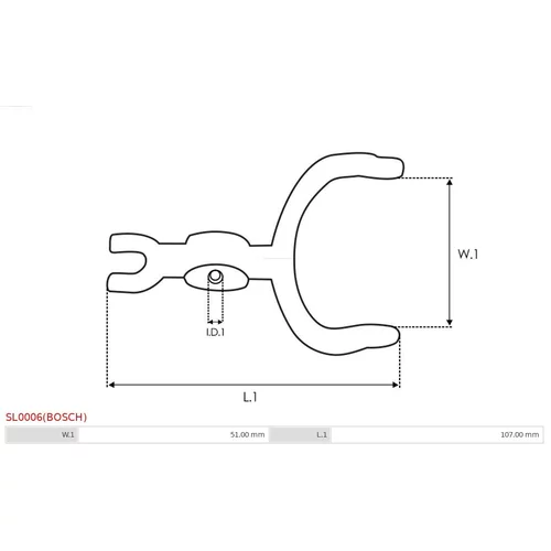 Opravná sada pre štartér AS-PL SL0006(BOSCH) - obr. 2