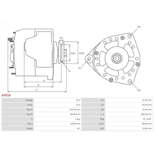 Alternátor A0016 /AS-PL/ - obr. 5