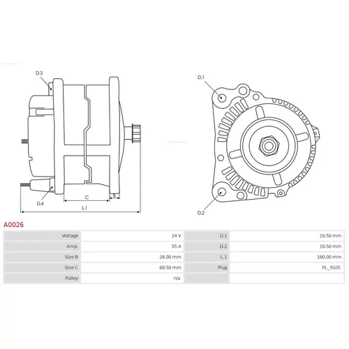 Alternátor AS-PL A0026 - obr. 4