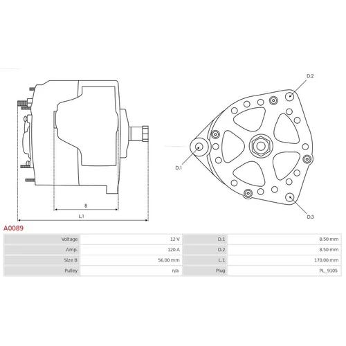 Alternátor AS-PL A0089 - obr. 4