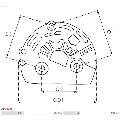 Ochranná krytka alternátora AS-PL APC4005 - obr. 1