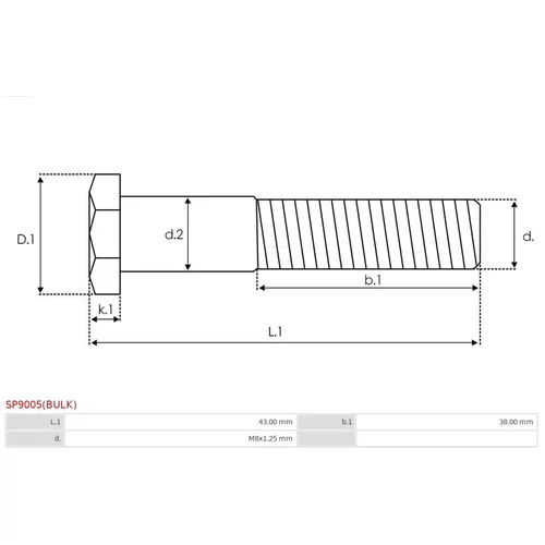 Opravná sada pre štartér AS-PL SP9005(BULK) - obr. 1