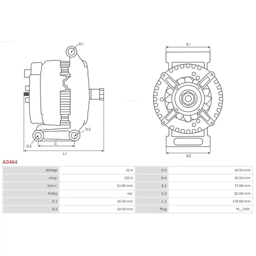 Alternátor AS-PL A0464 - obr. 4