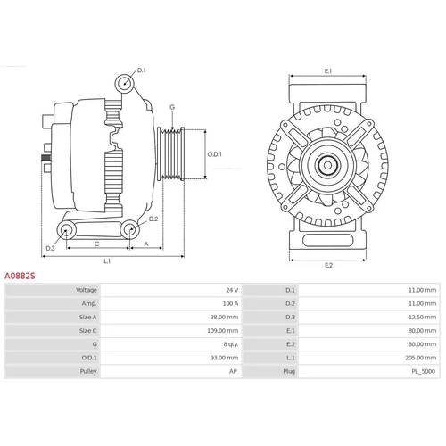 Alternátor AS-PL A0882S - obr. 4