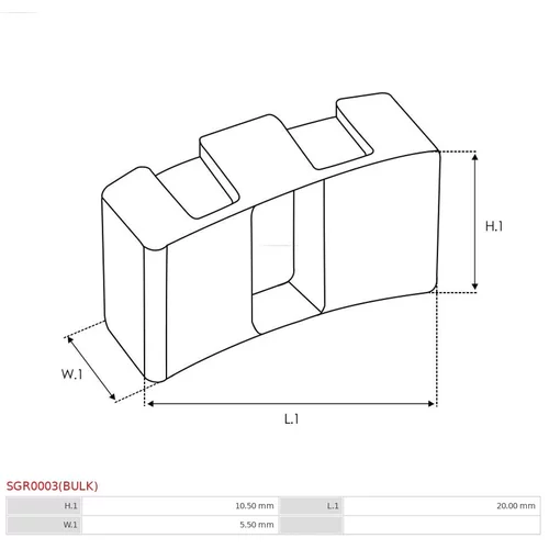 Opravná sada pre štartér AS-PL SGR0003(BULK) - obr. 3