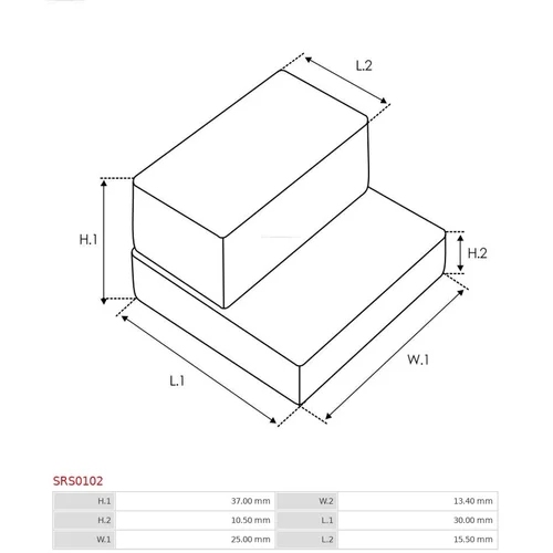 Opravná sada pre štartér AS-PL SRS0102 - obr. 2