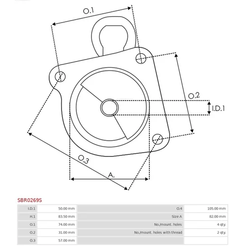 Veko sýtiča karburátora AS-PL SBR0269S - obr. 2