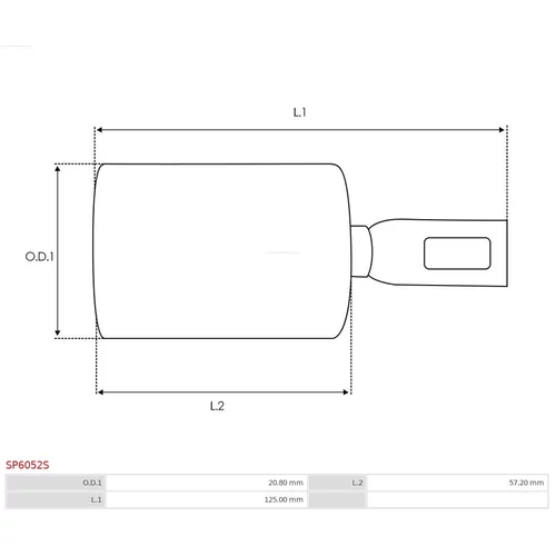 Opravná sada pre štartér SP6052S /AS-PL/ - obr. 1