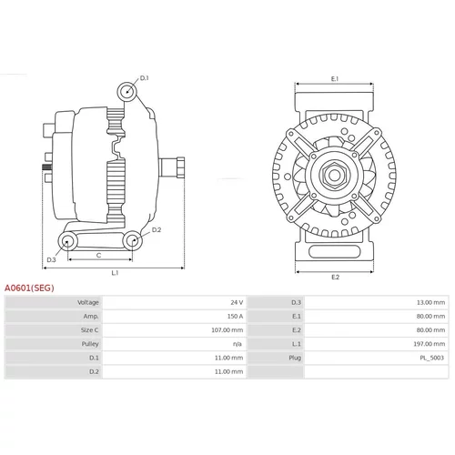 Alternátor AS-PL A0601(SEG) - obr. 4