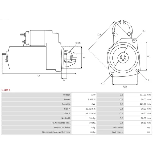 Štartér AS-PL S1057 - obr. 4