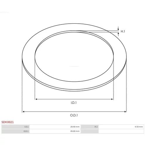 Opravná sada pre štartér AS-PL SDK0021 - obr. 1