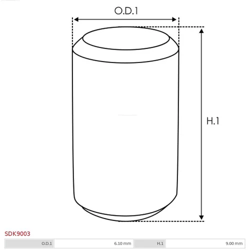 Opravná sada pre štartér AS-PL SDK9003 - obr. 1