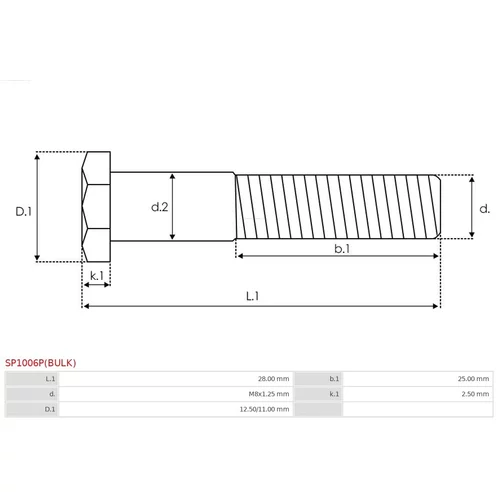 Opravná sada pre štartér AS-PL SP1006P(BULK) - obr. 1