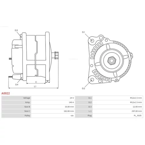 Alternátor AS-PL A0022 - obr. 4