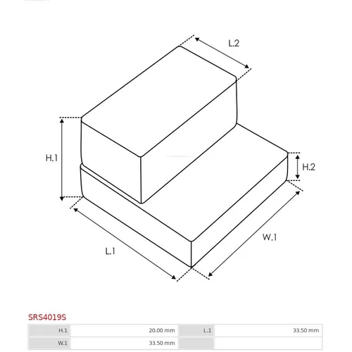 Opravná sada pre štartér SRS4019S /AS-PL/ - obr. 1