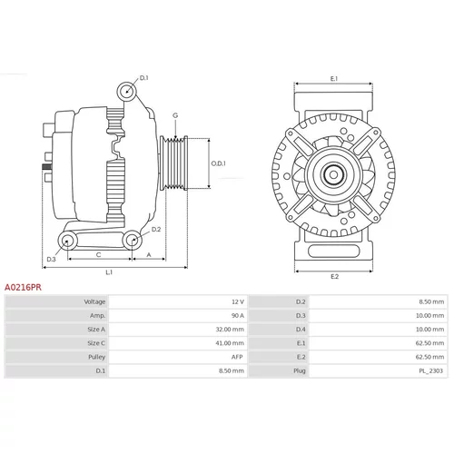 Alternátor AS-PL A0216PR - obr. 4