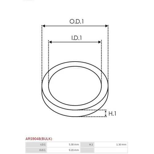 Sada na opravu alternátora AS-PL ARS9048(BULK) - obr. 1