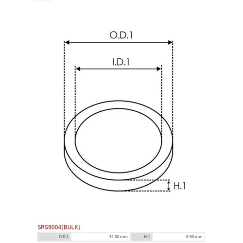 Sada na opravu alternátora AS-PL SRS9004(BULK) - obr. 1