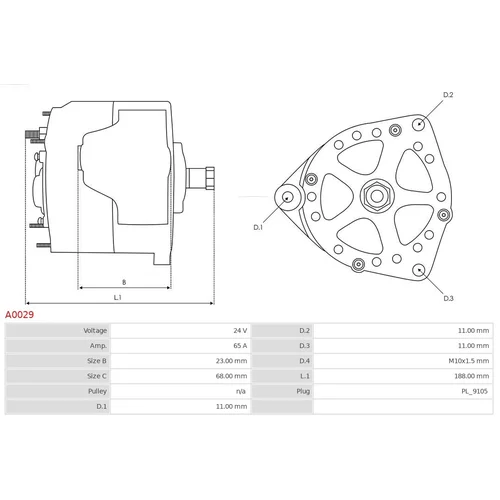 Alternátor AS-PL A0029 - obr. 4