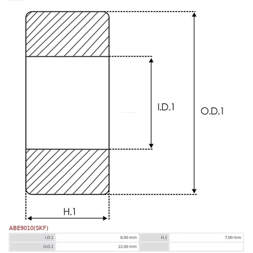 Ložisko ABE9010(SKF) /AS-PL/ - obr. 1