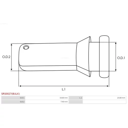 Opravná sada pre štartér SRS0027(BULK) /AS-PL/ - obr. 1