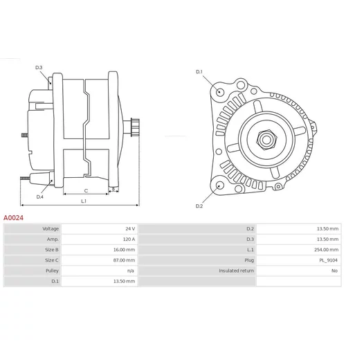 Alternátor AS-PL A0024 - obr. 4