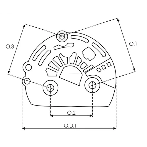 Ochranná krytka alternátora AS-PL APC4003 - obr. 1