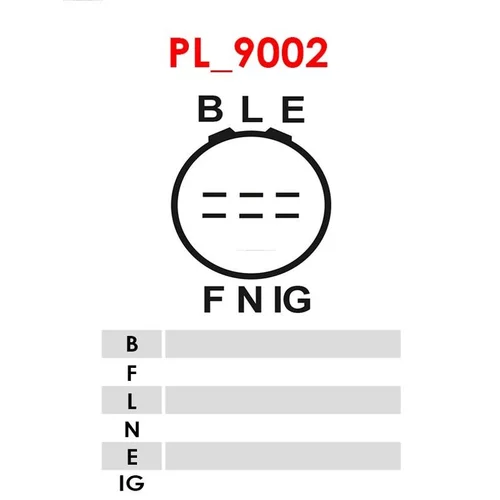 Regulátor alternátora AS-PL ARE6111 - obr. 3