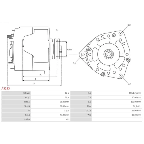 Alternátor AS-PL A3293 - obr. 4