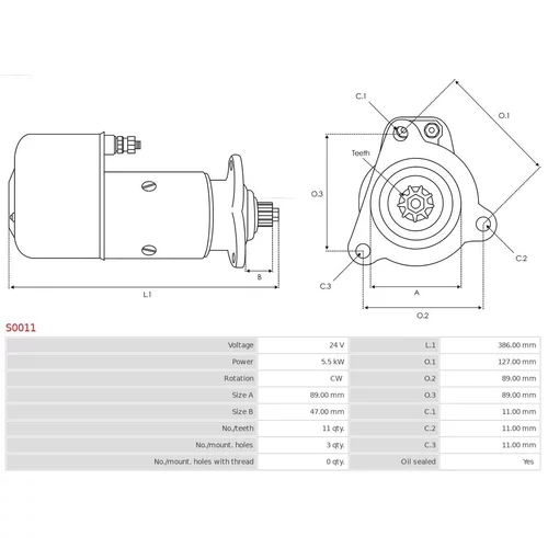 Štartér AS-PL S0011 - obr. 4